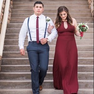 Burgundy Maxi Dress Lulu's